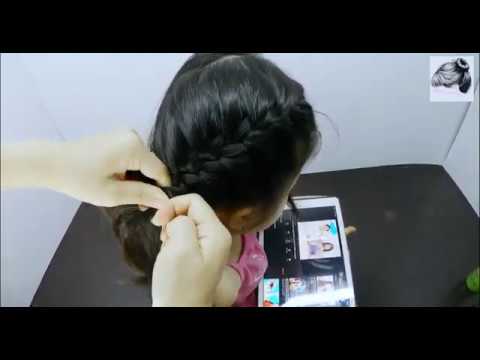 Video Tết Tóc Cho Bé Kiểu 2 Bên Đơn Giản dễ làm - youtube