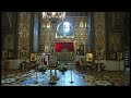 Божественная литургия 14 декабря 2020 г., Собор святых апостолов Петра и Павла в Петергофе
