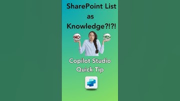 SharePoint list as Knowledge? Yes and No #copilotstudio #sharepoint
