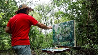 Plein Air Painting: Interior Forest Scene