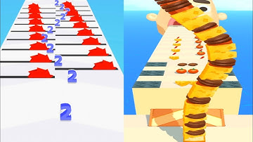 Sandwich Runner Vs Number Master| Android & Ios Gameplay| New update | All Levels