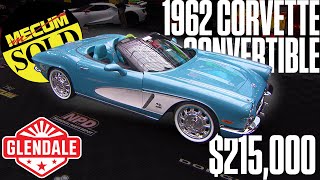 1962 Corvette Convertible Sells For 215k  The Ultimate Restomod