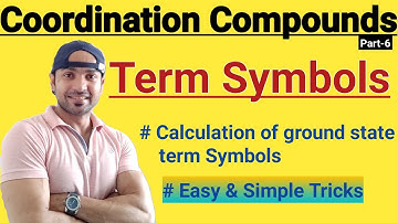Term Symbols | Term symbols from electronic configuration | Term symbols for csir net