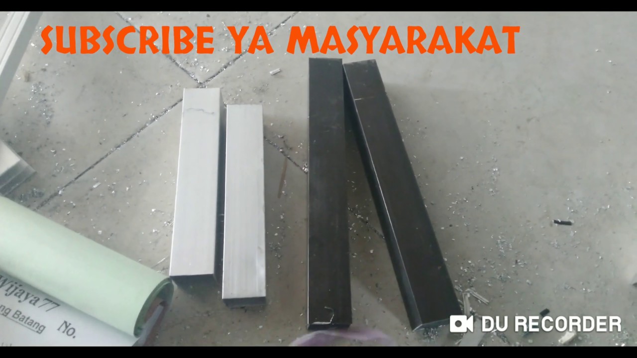 Tutorial Membuat asbak Rokok dari  sisa ALUMINIUM  