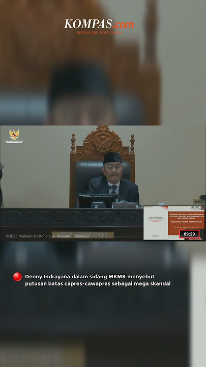 Denny Indrayana: Putusan Batas Usia Capres-Cawapres 'Mega Skandal' MK