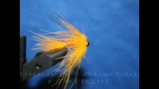 Fliegenbinden Anleitung Streamer orange