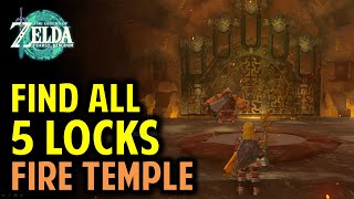 Fire Temple Puzzle Walkthrough - Find & Unlock All 5 Locks | Legend of Zelda: Tears of the Kingdom screenshot 5