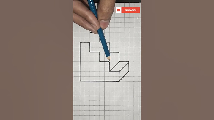 3D Stairs Drawing In 10 Second | Optical Illusion Drawing