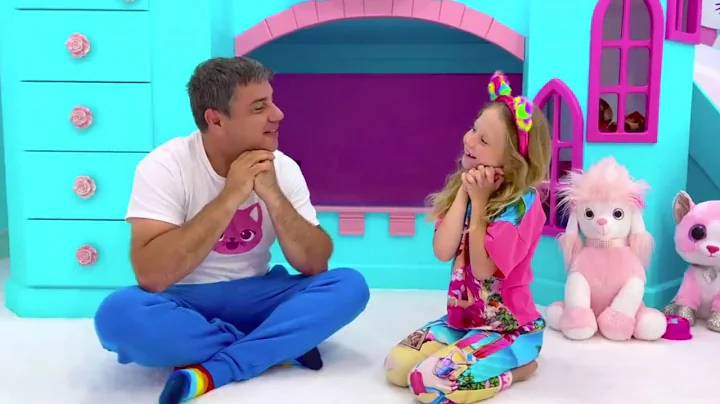 Nastya and papa compose their funny fictional stories / Nastya et papa