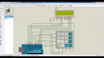 How to simulate keypad and lcd display with arduino in proteus? #SimulateKeypad #ptoteus_tutorial