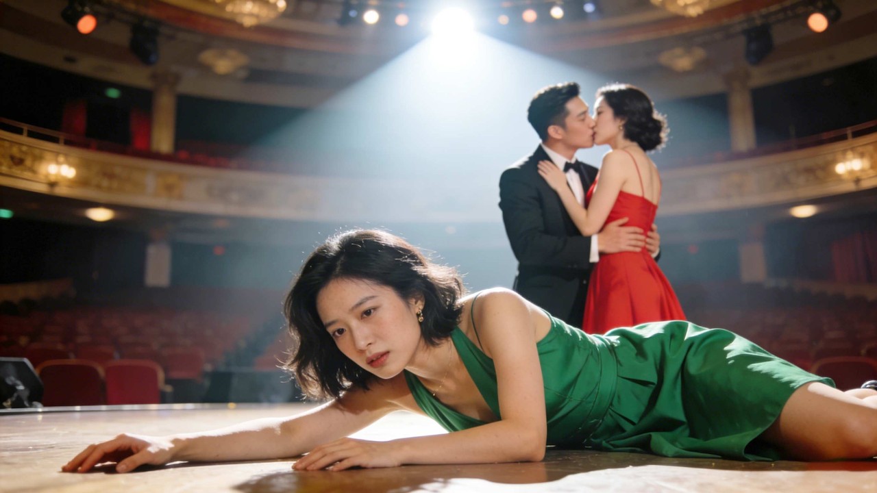 He made his pregnant wife fall on stage and miscarry just to kiss his lover!