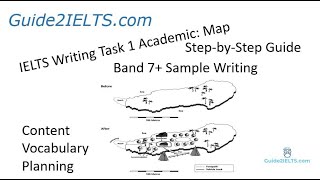 IELTS Academic Writing Task 1 - Maps #StepByStepGuide