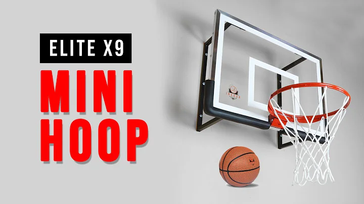 Elite X9 Mini Basketball Hoop - The Most Professional & Robust Wall Mounted Mini Hoop