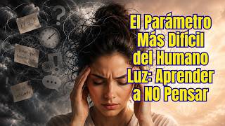 20- El Parámetro Más Difícil del Humano Luz: Aprender a NO Pensar- Lic. Imelda Martinez.Psicologo.