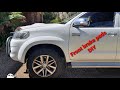 Toyota hilux 2014 d4d front brake pads replacement how to kun26r