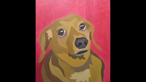 Time Lapse Dog Painting- Jill Money