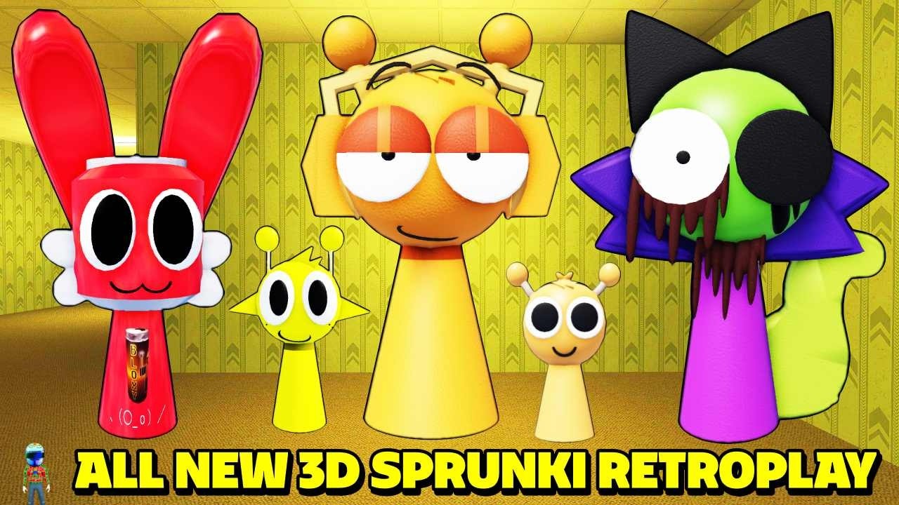 [Обновление] Как получить ВСЕ 5 НОВЫХ значков и морфов в 3D SPRUNKI RETROPLAY - Roblox