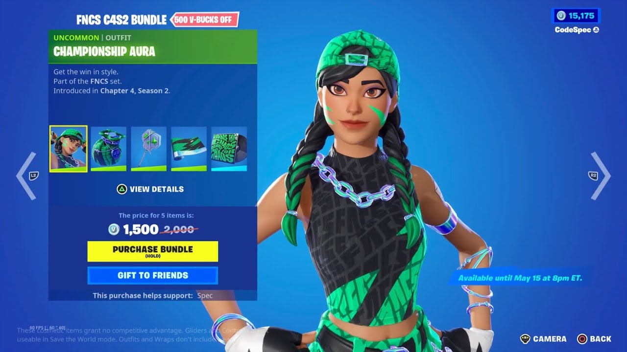 *NEW* FNCS Limited Time Exclusive Bundle! (Fortnite Battle Royale ...