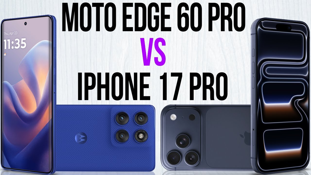 Motorola Edge 60 Pro vs iPhone 17 Pro (Comparativo & Preços)