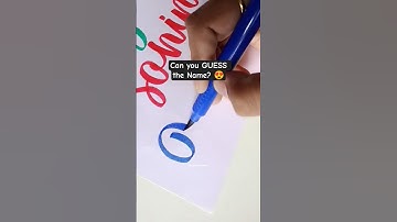 comment your name😍 #shorts #art #calligraphy #lettering #name #handwriting #handlettering #trending