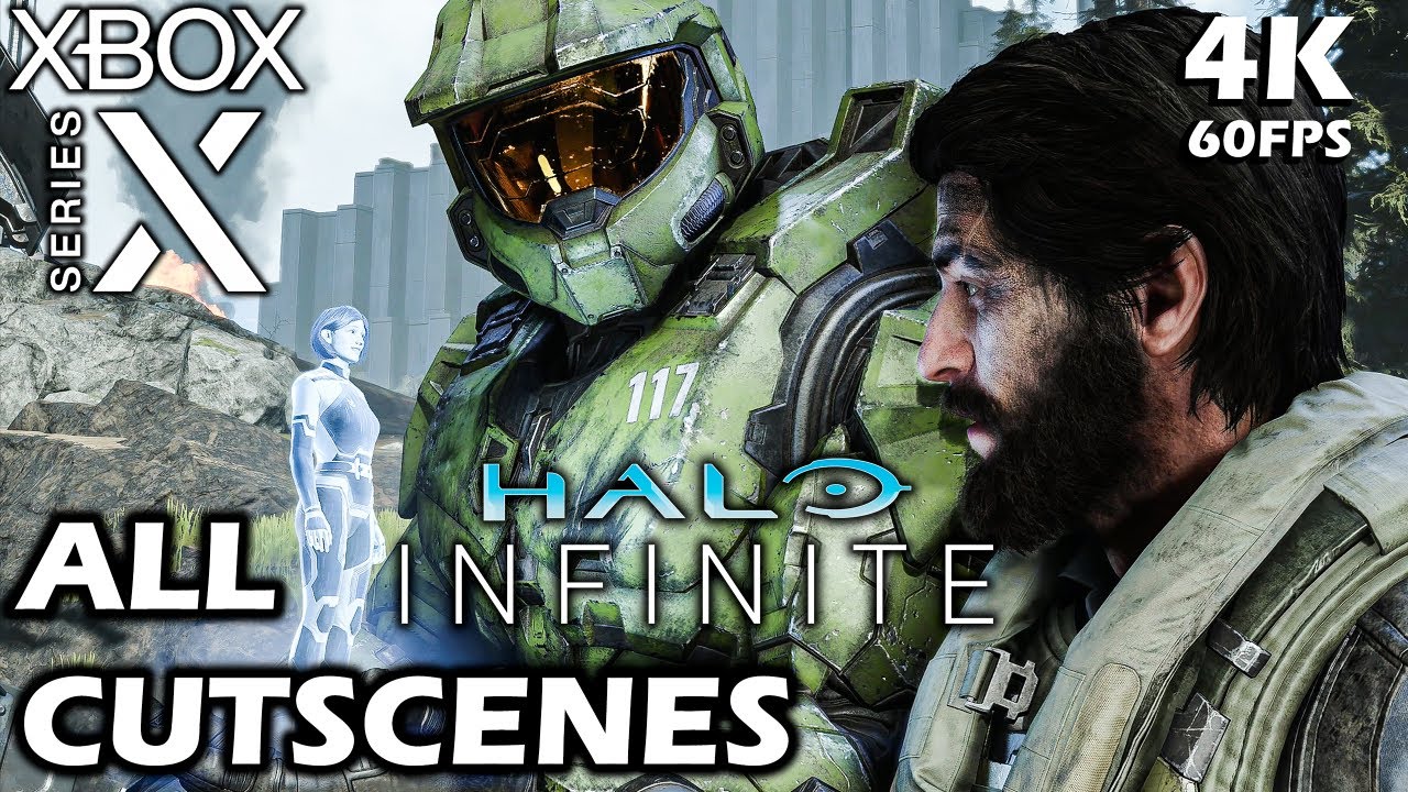 Halo Infinite Full Movie All Cutscenes And Boss Fights Xbox Series X 4k