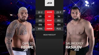 Карлос Фелипе vs. Салимгерей Расулов | Carlos Felipe vs. Salimgerey Rasulov | ACA 164