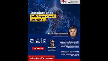 [RECORDED] - Introduction to Self-Supervised Learning
