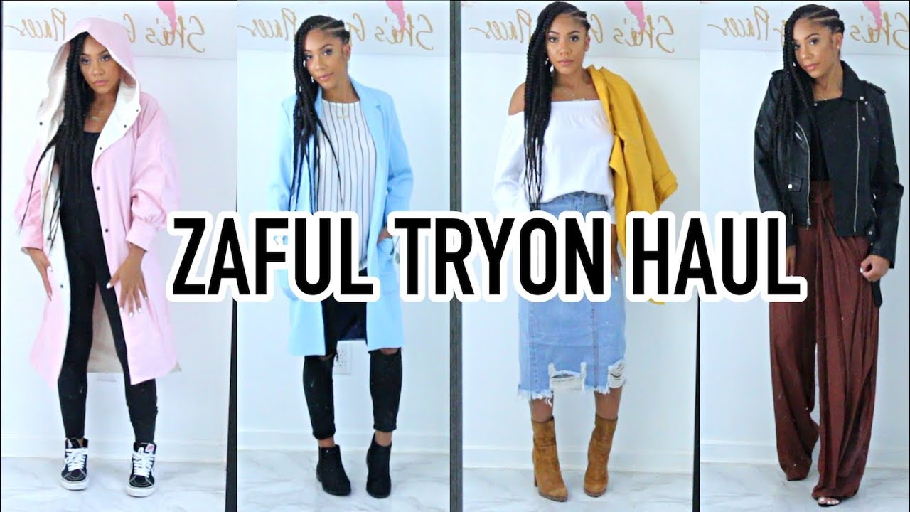 ZAFUL TRY-ON HAUL + FALL WEATHER