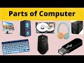 Computer parts name for kids || Parts of computer @youtorcoaching