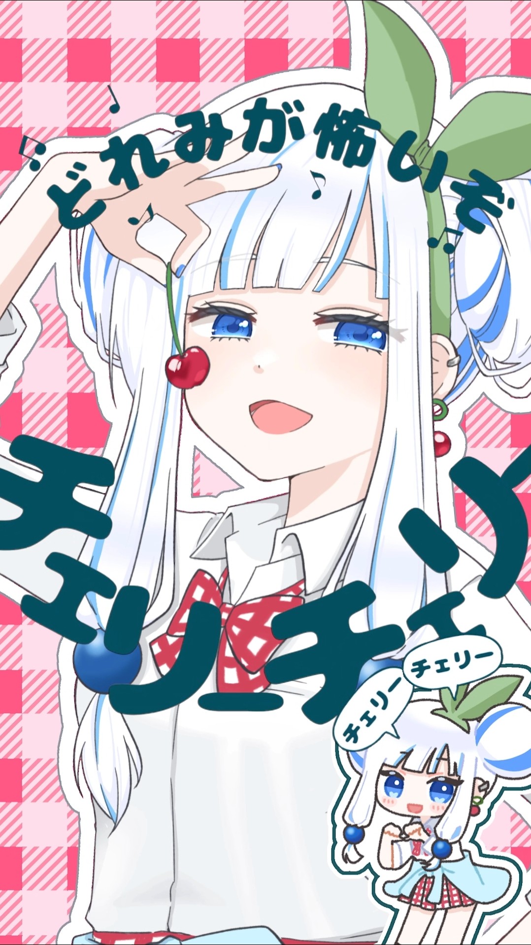 チェリーポップ風の自分をMV風にしてみた🍒✨ #vtuber #描いて