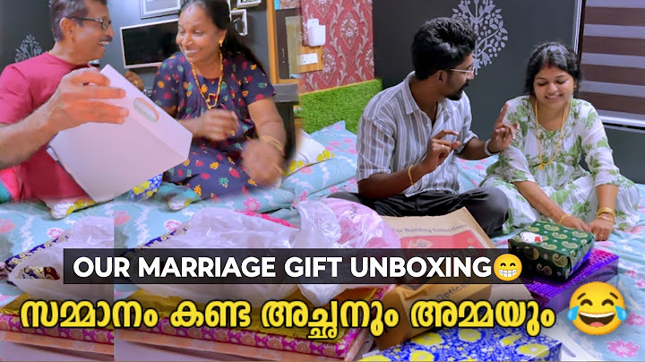 സമ്മാനം കണ്ട് അമ്മ അച്ഛൻ 😂 My Marriage Gift Unboxing | Gift Unboxing | Unboxing Video