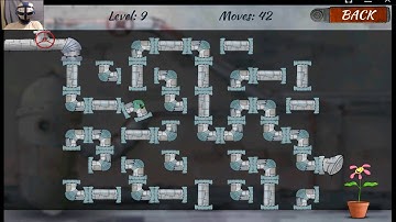 PLUMBER 2 LEVEL 9 SOLVED 3 STARS (LEVEL PACK 1)