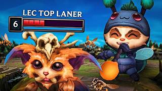 LEC Toplaner could not handle my Teemo! (FULL CHALLENGER LOBBY)