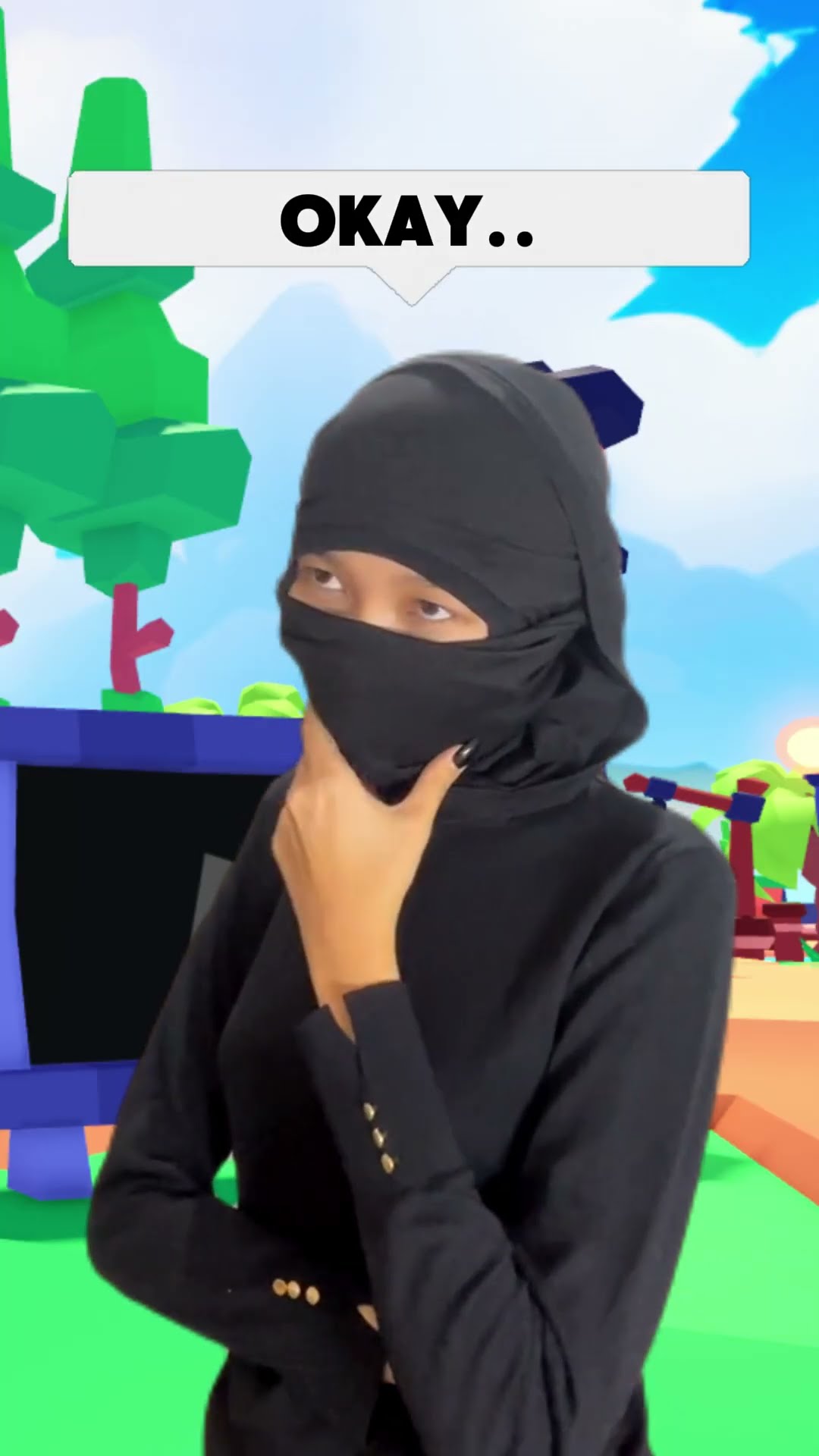 She didn't expect that??  #roblox #robloxshorts