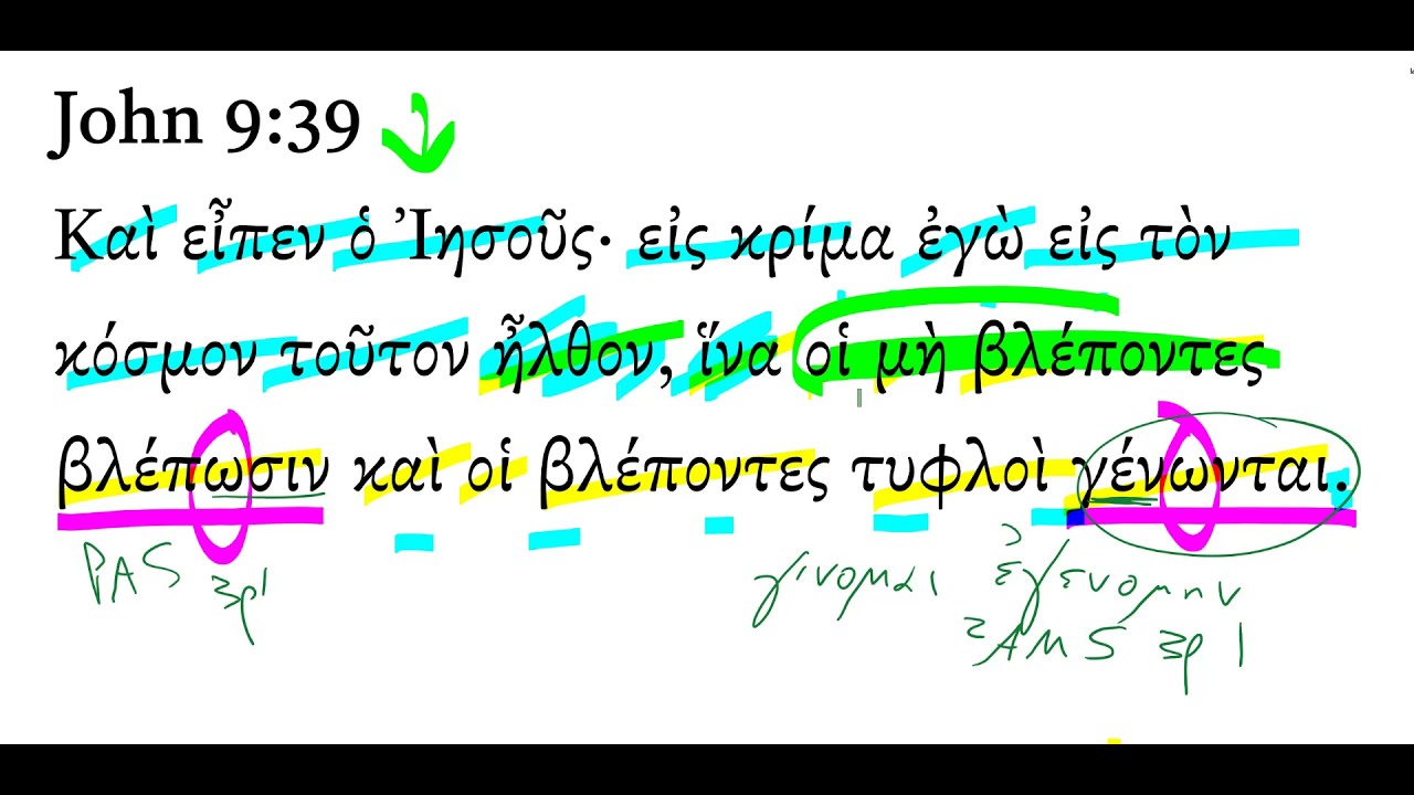 John 9:39 - YouTube