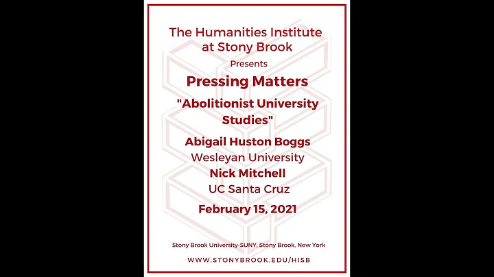 Abolitionist University Studies:  Abigail Huston B...