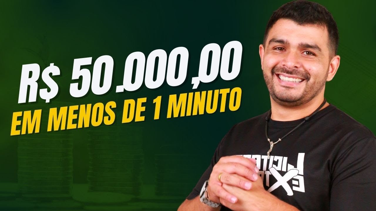 R$ 50.000,00 em menos de 1 minuto - YouTube