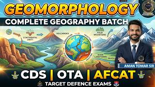 Geomorphology Masterclas2 | Complete Physical Geography for CDS 2 &amp; AFCAT 2 2026 #CDS2026 #AFCAT2026