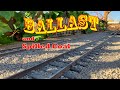 Ballasting and spilled coal on our large scale indoor-outdoor Garden Railroad