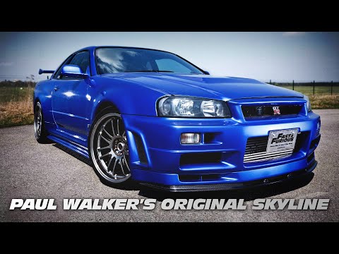 Fast & Furious  Paul Walker's Original Skyline R34 GT-R 