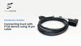 Connecting truck with PT30 device using 16 pin cable screenshot 3