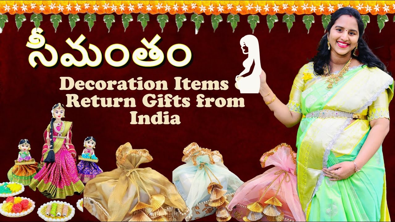 Return Gift Ideas in Baby Shower Function in Tamil - YouTube