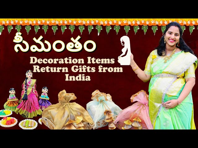 Baby Shower/ Seemantham Gift Tray at Rs 1500/piece | Shagun Thaal in  Chennai | ID: 22895408573