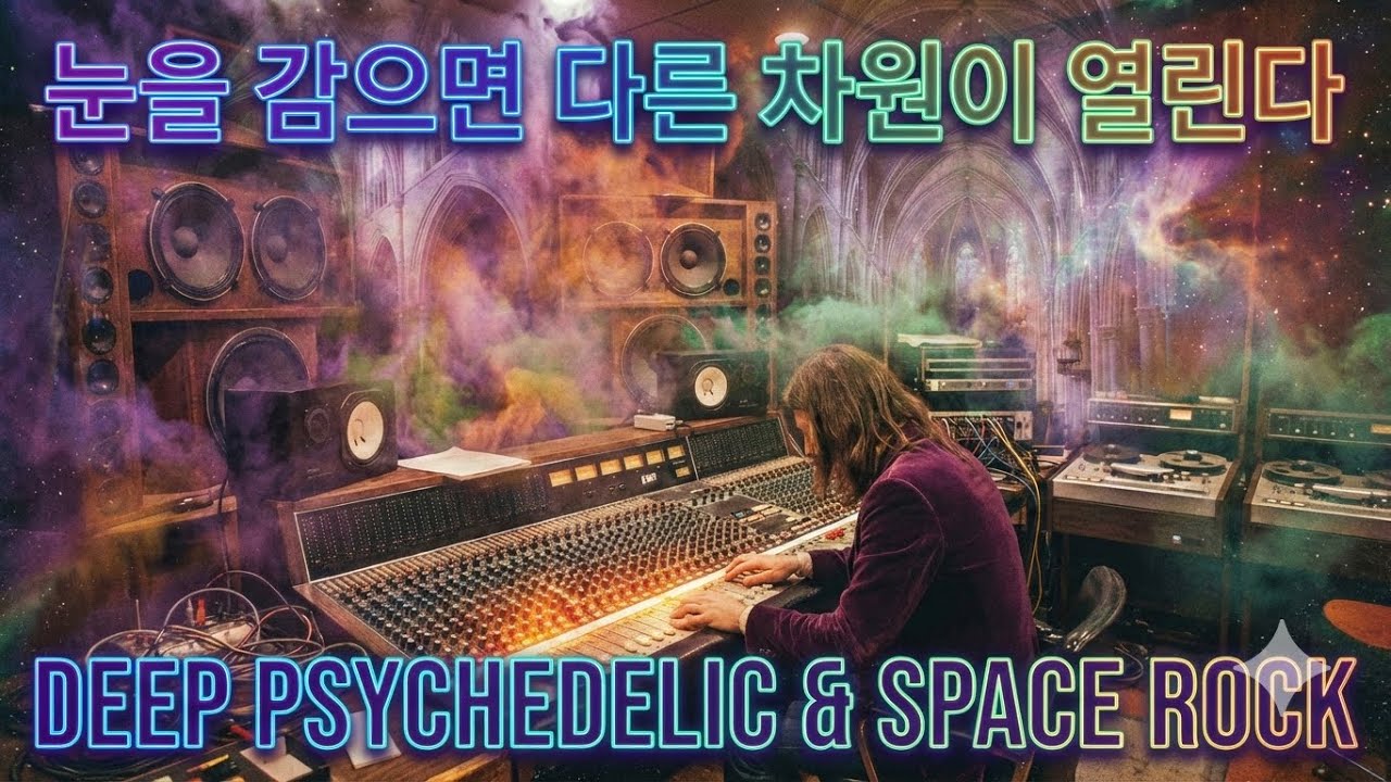 [Playlist] 찐 음악 매니아라면 반드시 거쳐야 할 심연의 소리 🌌 DEEP PSYCHEDELIC & SPACE ROCK (1시간 45분 / WAV 고음질)