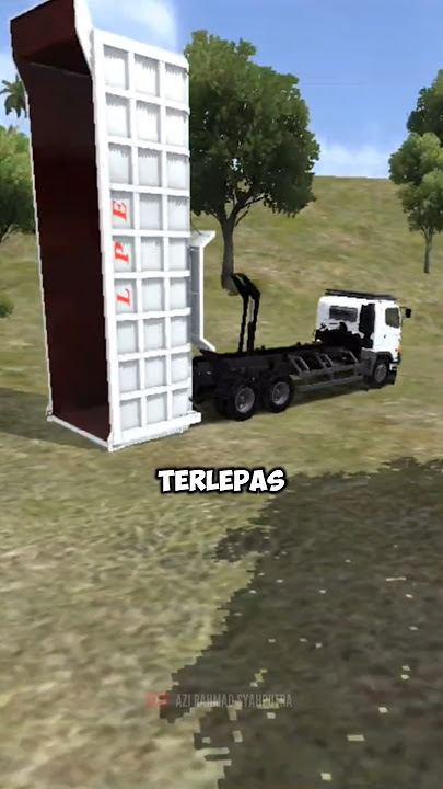 HOW TO MAKE THE DUMP BOX DETACH FROM THE HYDRAULIC JACK‼️👆 #shorts #bussid #tutorial