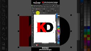 Kd Logo Design Negative Space