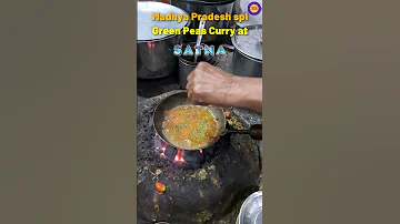 Madhya Pradesh food, Satna special Green peas curry making