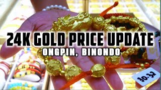 [4K] UPDATE Sa Presyo ng 24K Gold in BINONDO MANILA! Exploring Piyao, &amp; 18K Gold Jewelries!