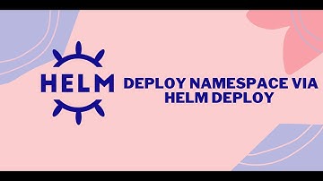 Create Namespace via HELM deployment