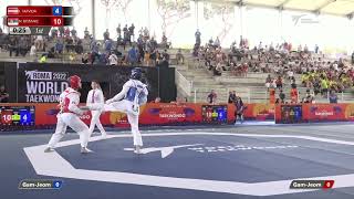 202 W-67Kg R-32 Tarvida Jolanta Lat Vs Bozanic Nadica Srb I Rome 2022 World Taekwondo Gp